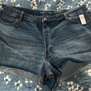 Old Navy Dark Blue Sky-Hi A-Line Jeans